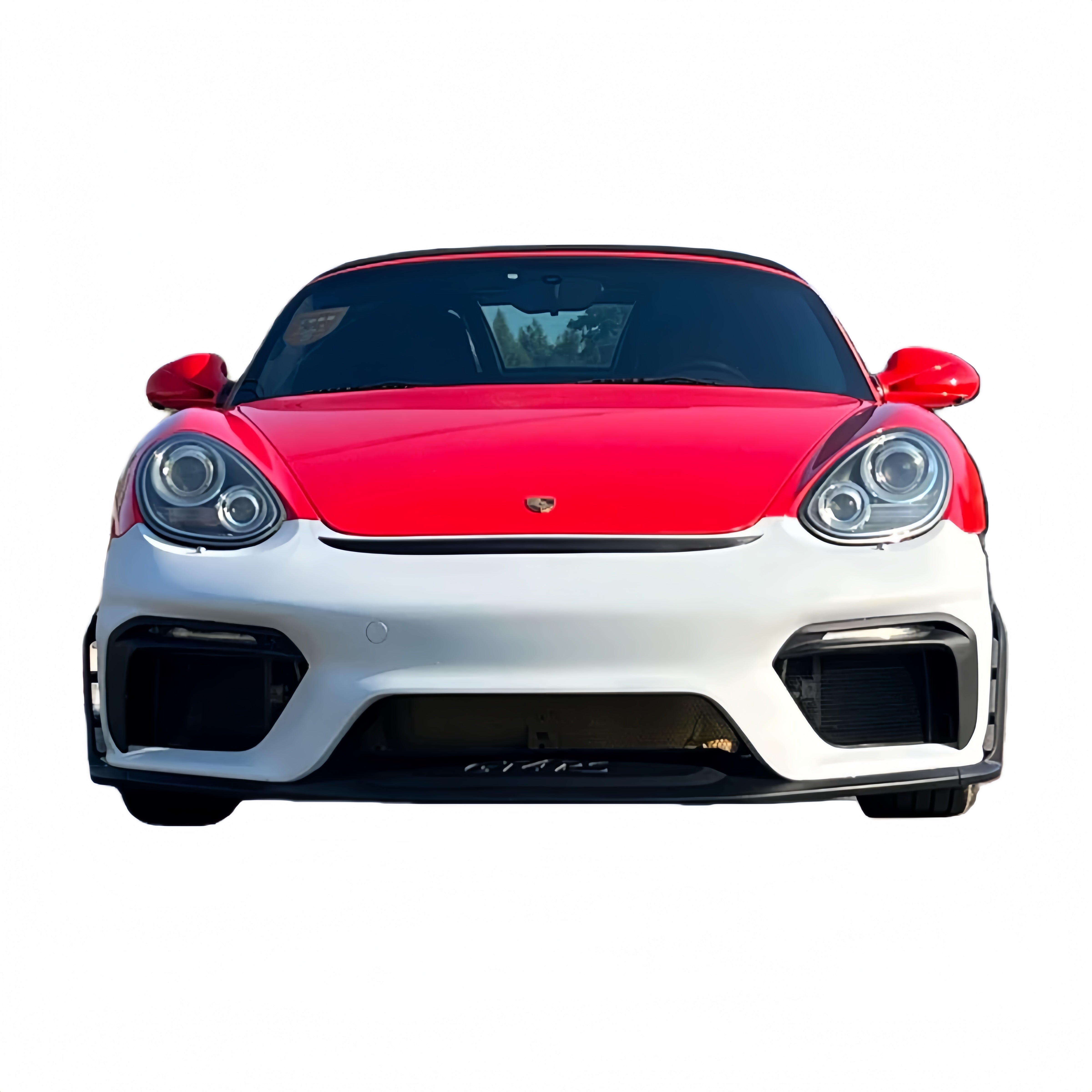 Porsche 987 Cayman/Boxster Upgrade to 718 GT4 RS Style Front Bumper Kit For 2006-2012 PP Polypropylene