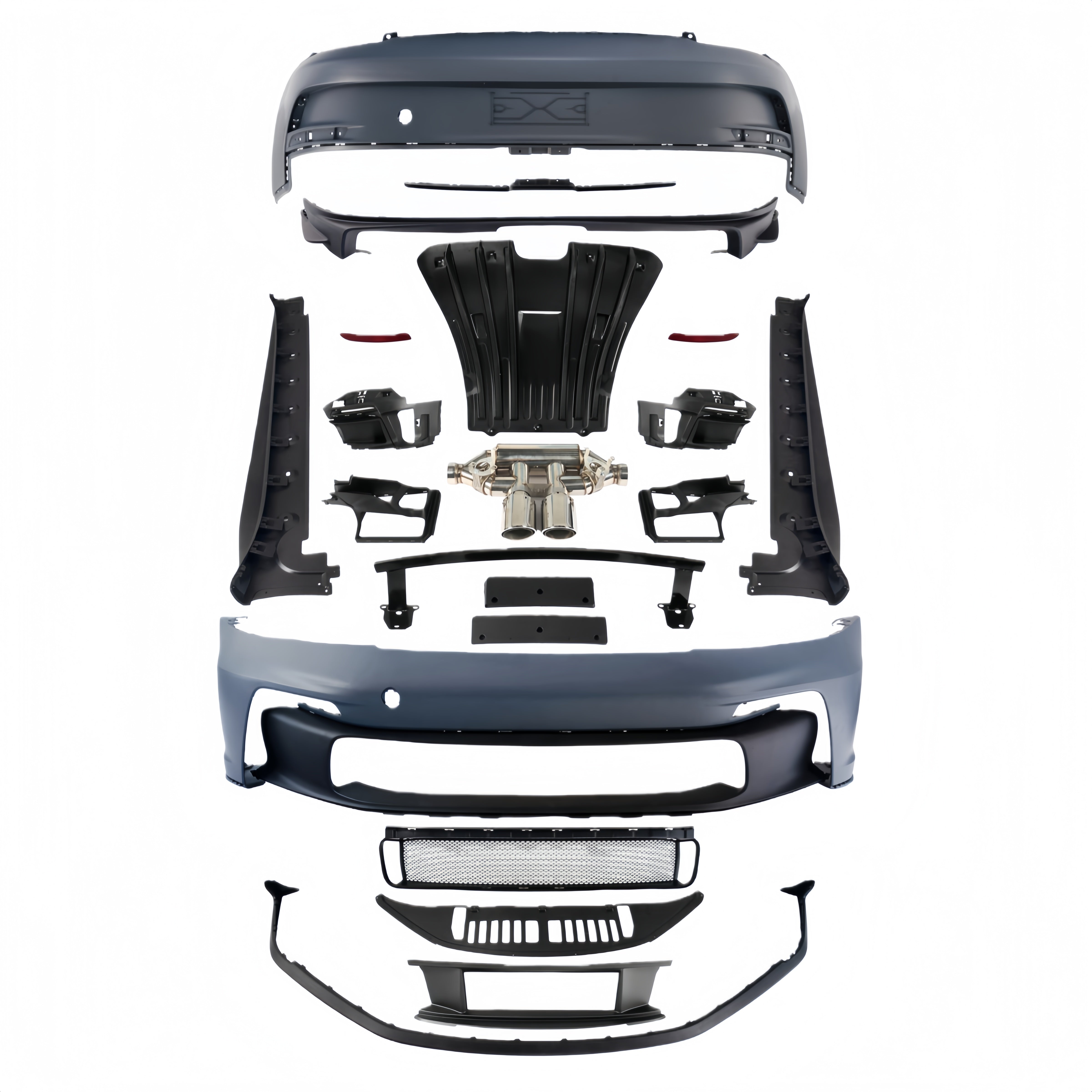 Porsche 992 Upgrade to GT3 Bracket Kit for 2019-2025 PP Polypropylene