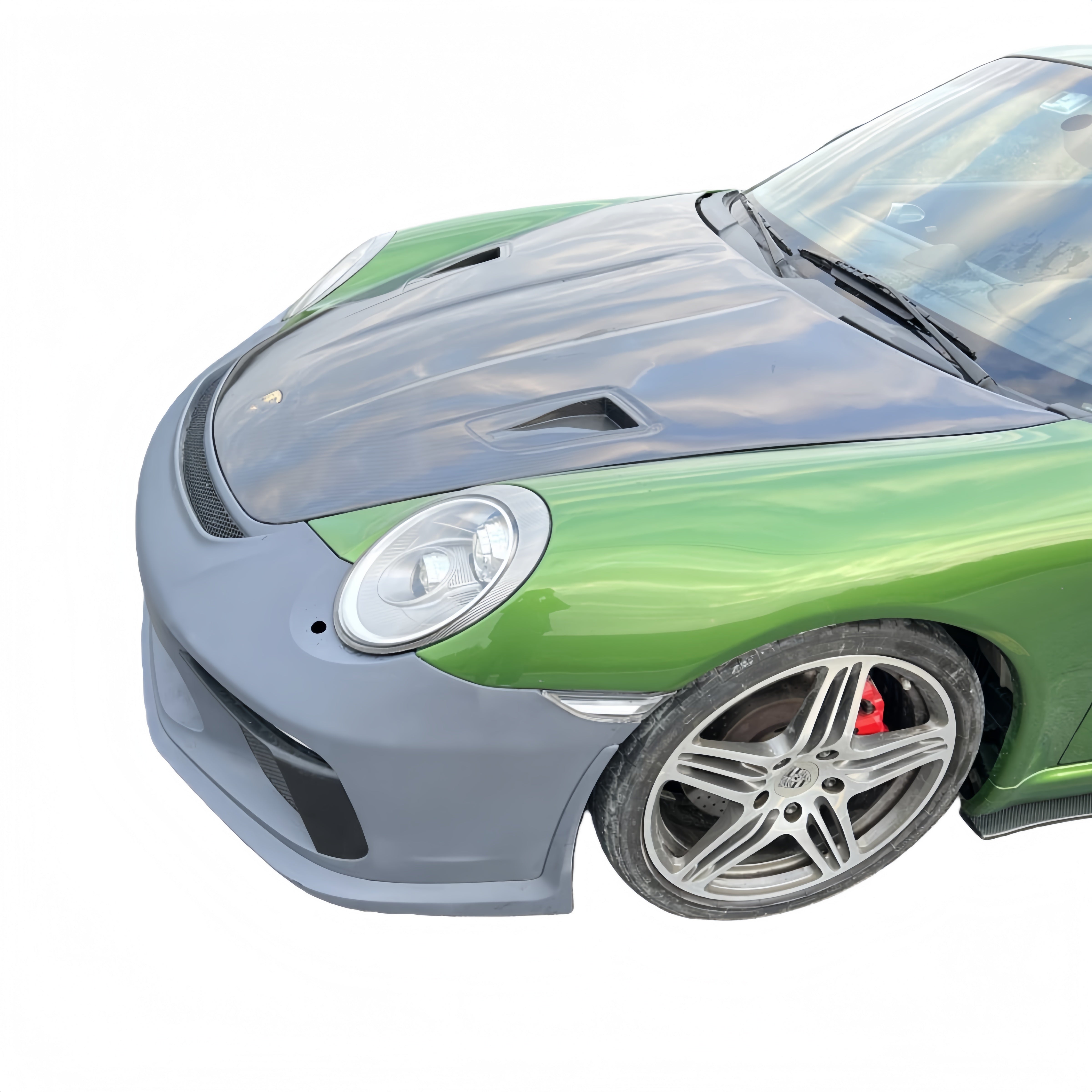 Porsche 997 Upgrade to 991.2 GT3 Front Bumper Kit For 2005-2012 PP Polypropylene