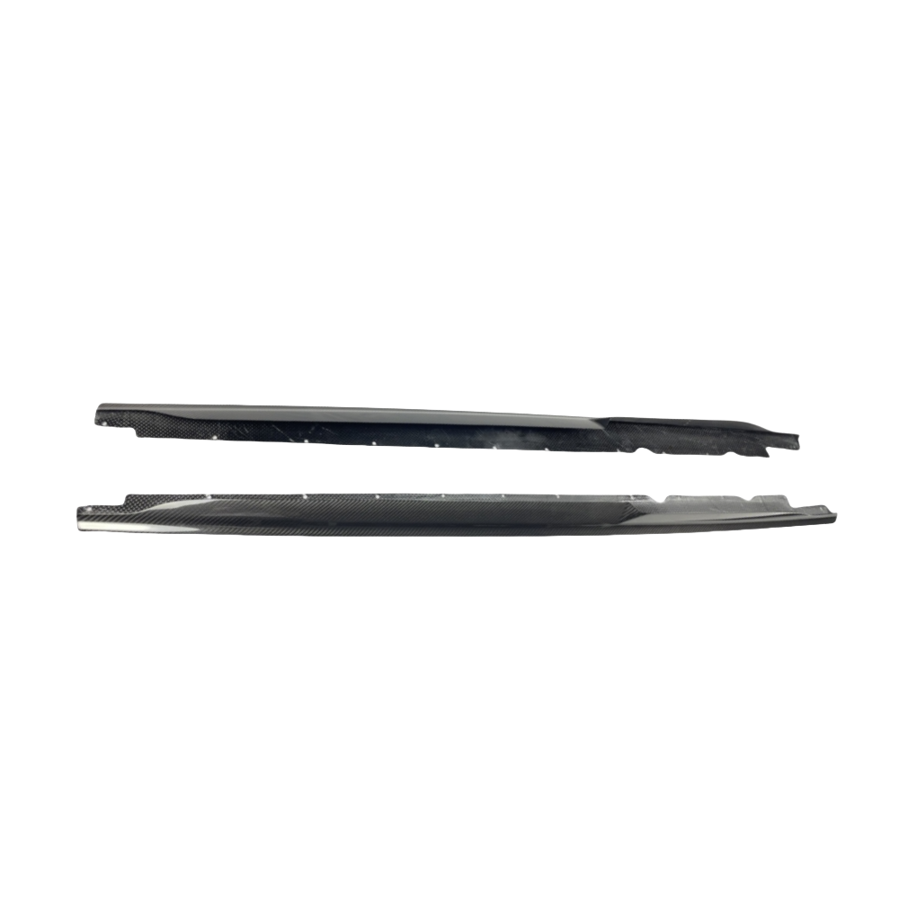 Audi R8 V10 Coupe 2023 P style Dry Carbon Fiber Side Skirts
