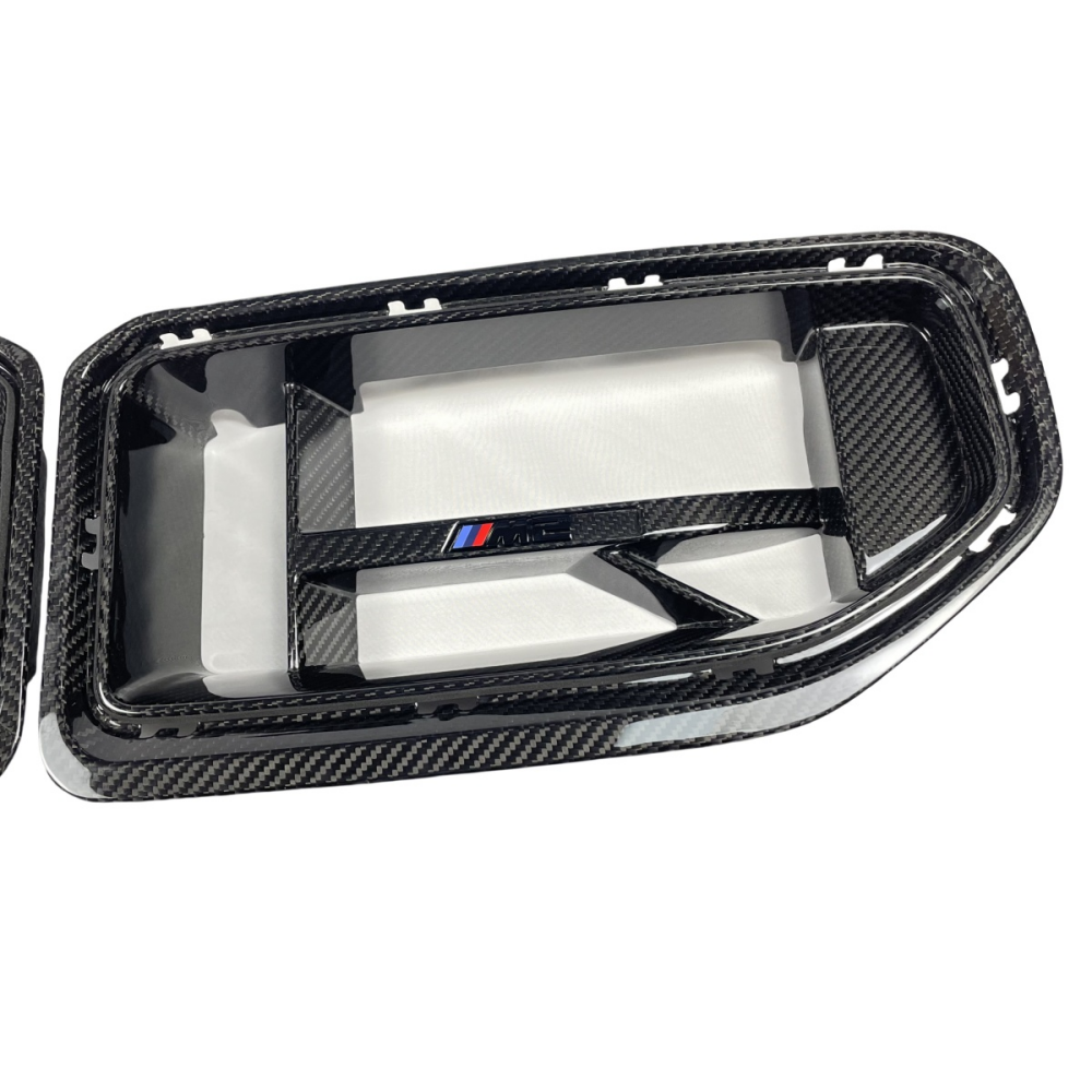 BMW M2 G87 M3 G80 M4 G82 2023+ CS Style Prepreg Dry Carbon Fiber Front Grills
