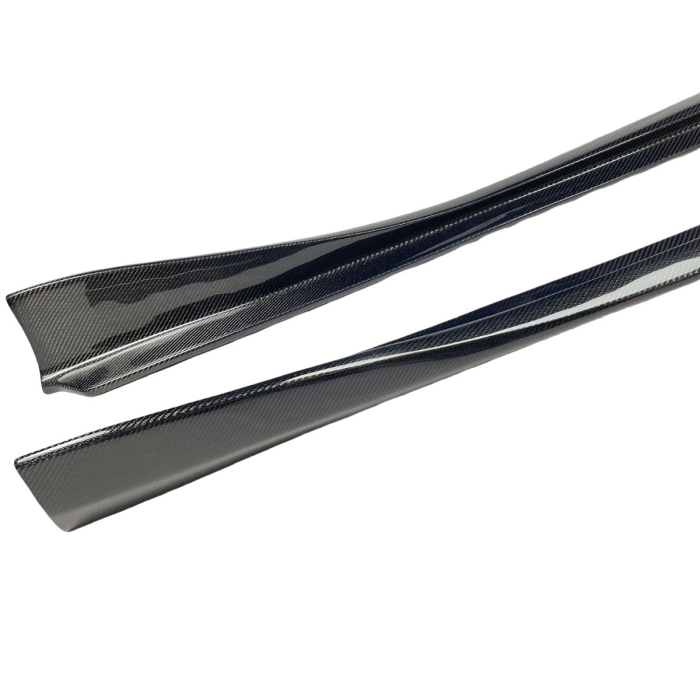 Toyota GR Supra MK A90 A91 V Style Dry Carbon Fiber Side Skirts