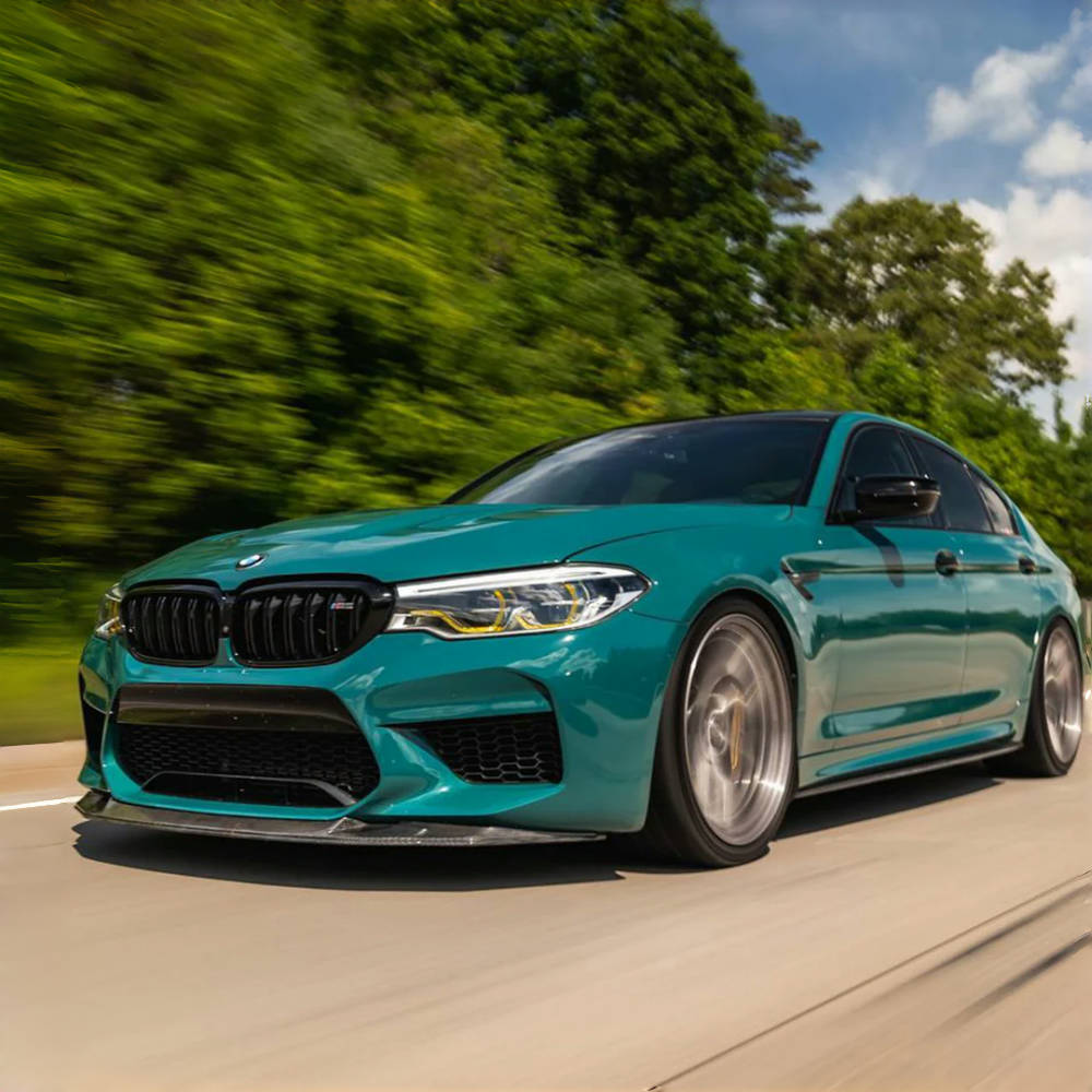 BMW M5 F90 2021+ GTS Style Real Carbon Fiber Front Bumper Lip Splitter