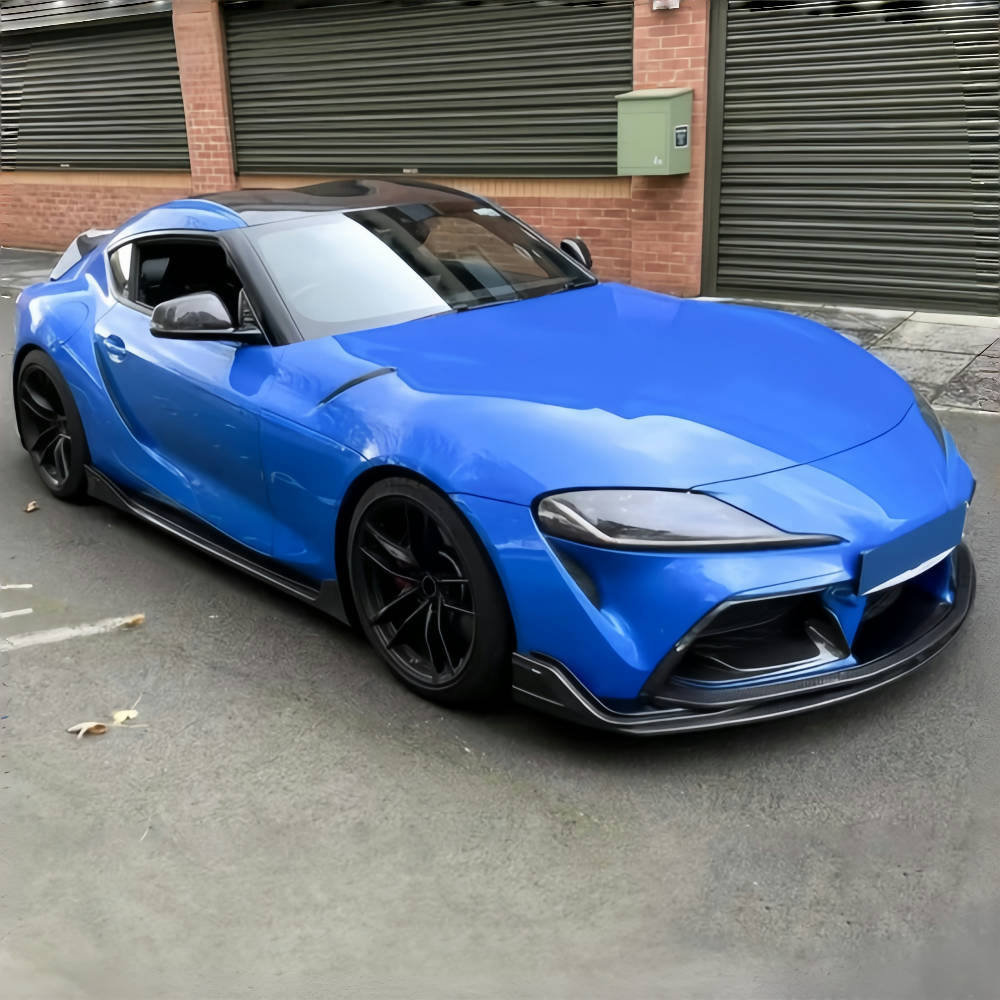 Toyota A90 Supra MK5 M Style Dry Carbon Fiber  Front Bumper Lip