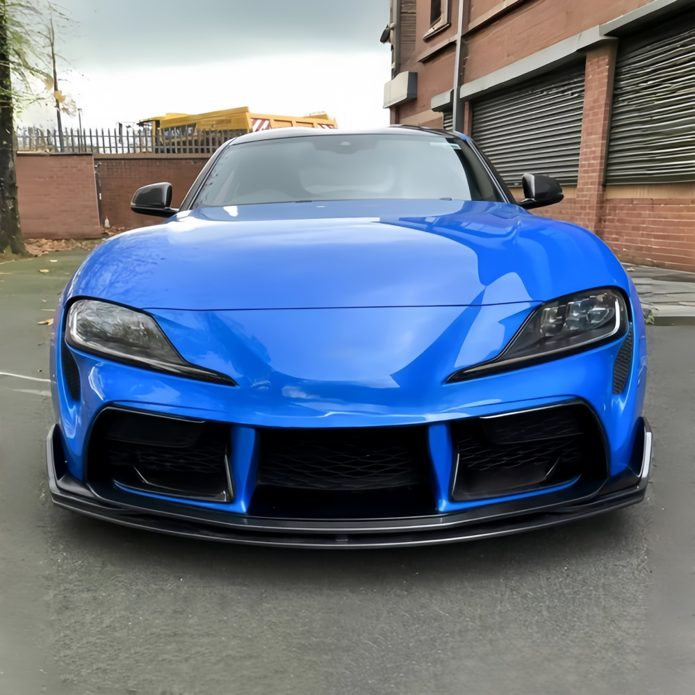 Toyota A90 Supra MK5 M Style Dry Carbon Fiber  Front Bumper Lip