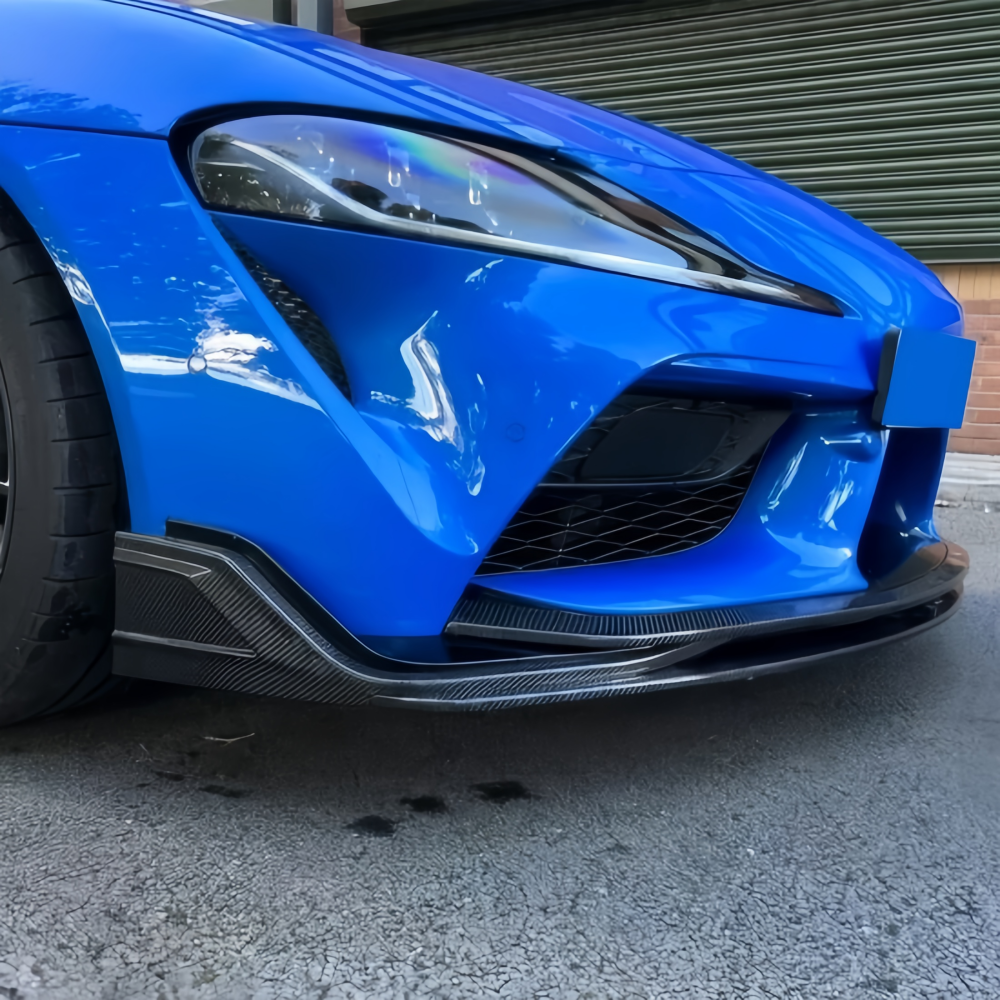 Toyota A90 Supra MK5 M Style Dry Carbon Fiber  Front Bumper Lip