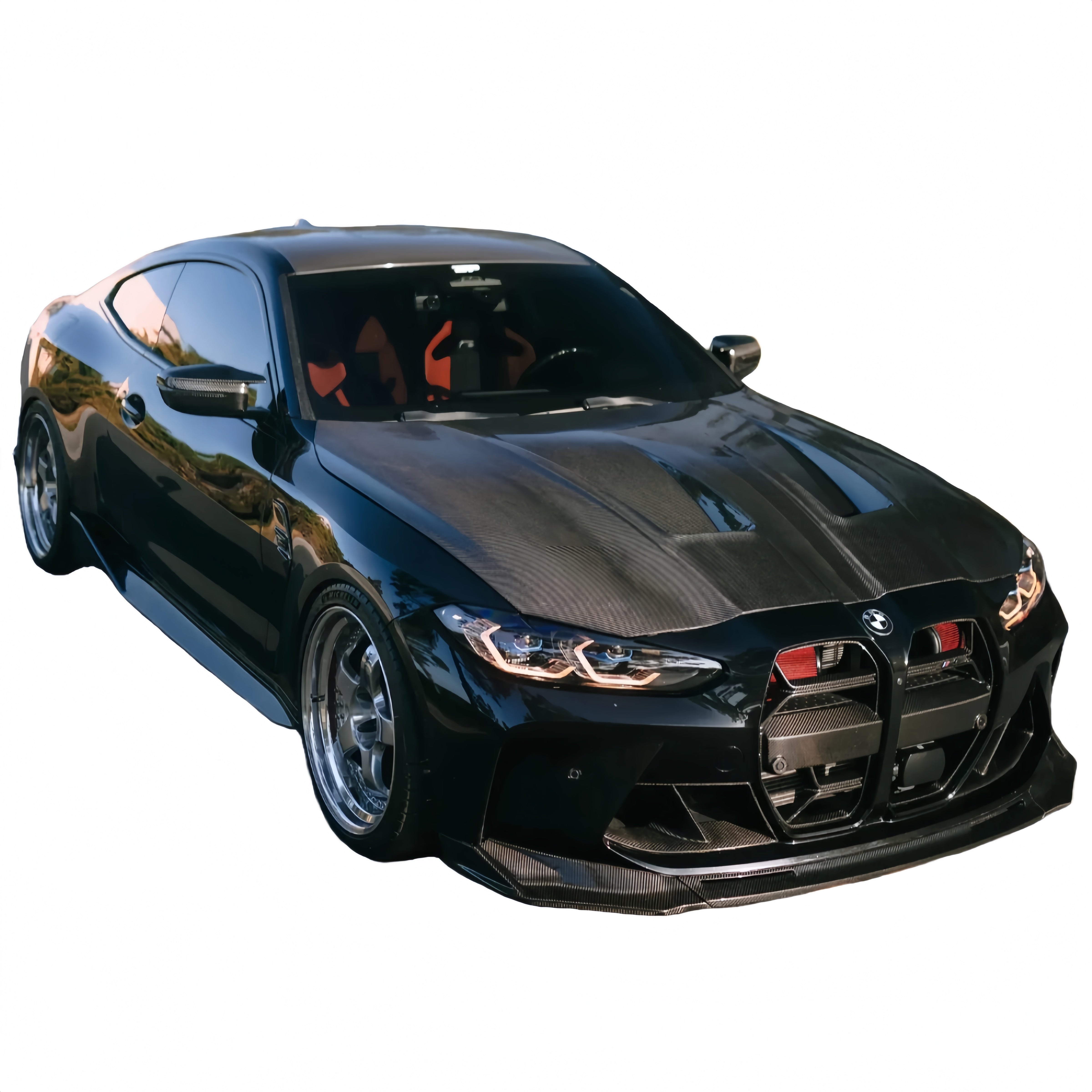 Prepreg Dry Carbon Fiber AN Style Front Hood for BMW G80 M3 G82 M4 2021+
