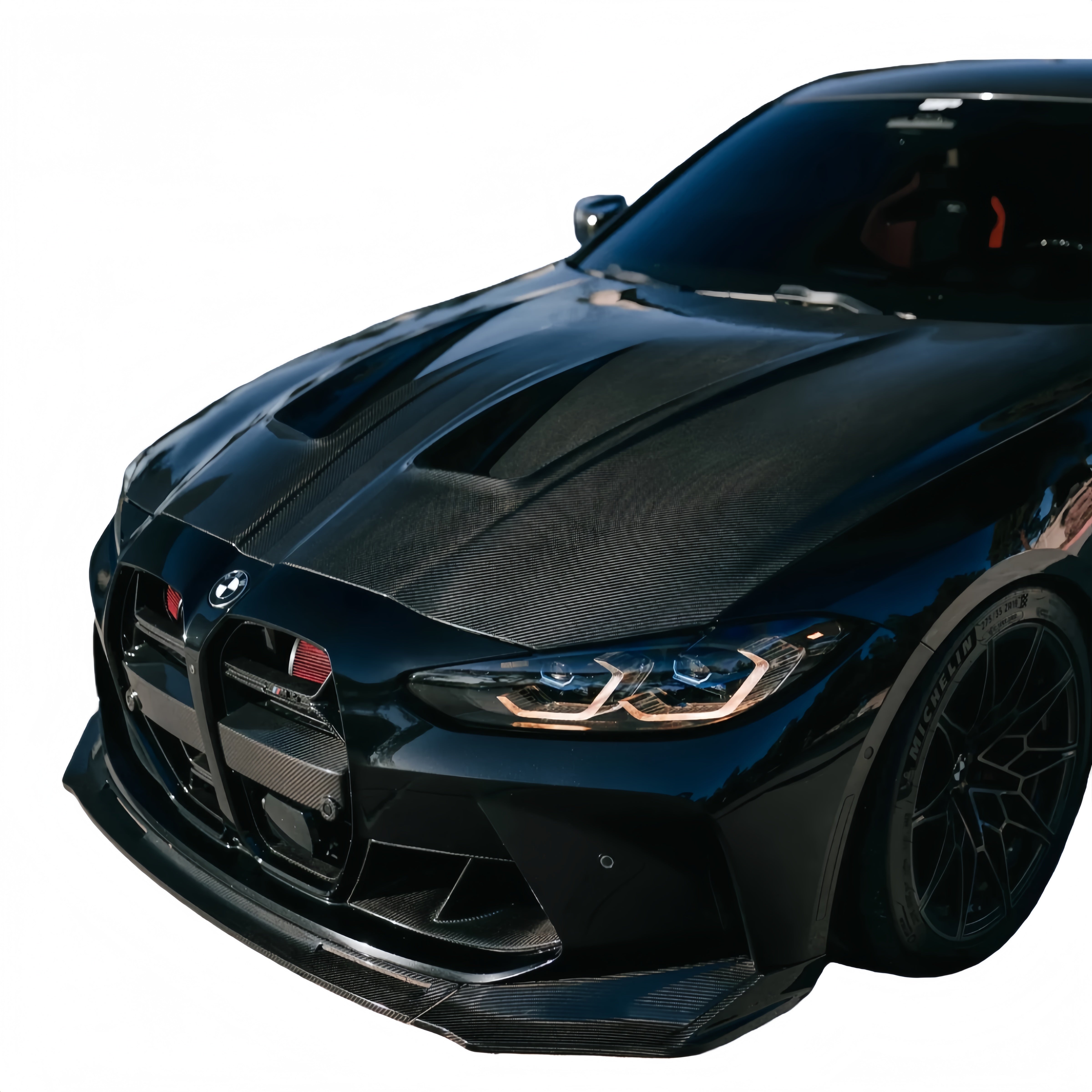 Prepreg Dry Carbon Fiber AN Style Front Hood for BMW G80 M3 G82 M4 2021+