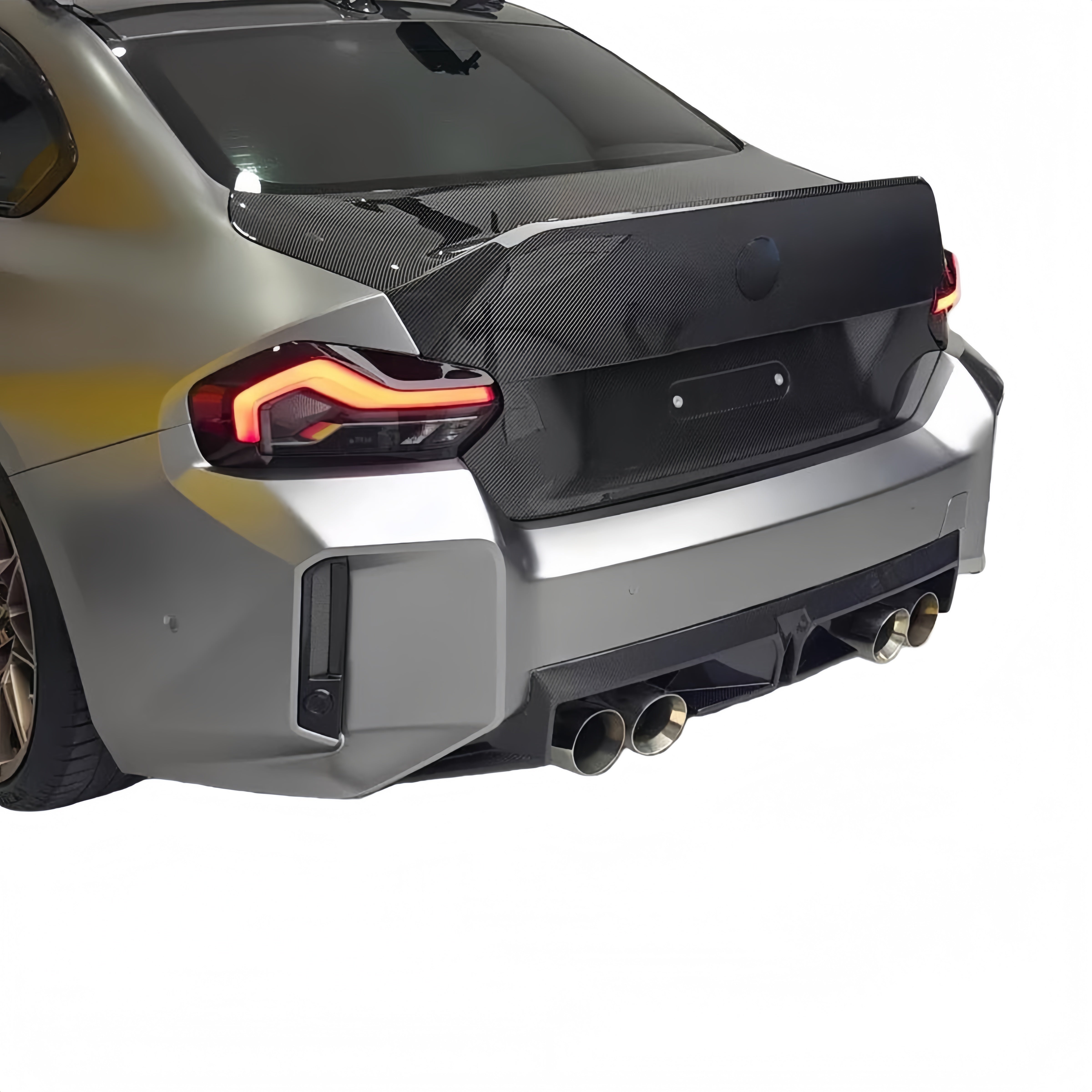 Prepreg Carbon Fiber CS Style Ducktail Trunk Lid for BMW G87 M2 2023+