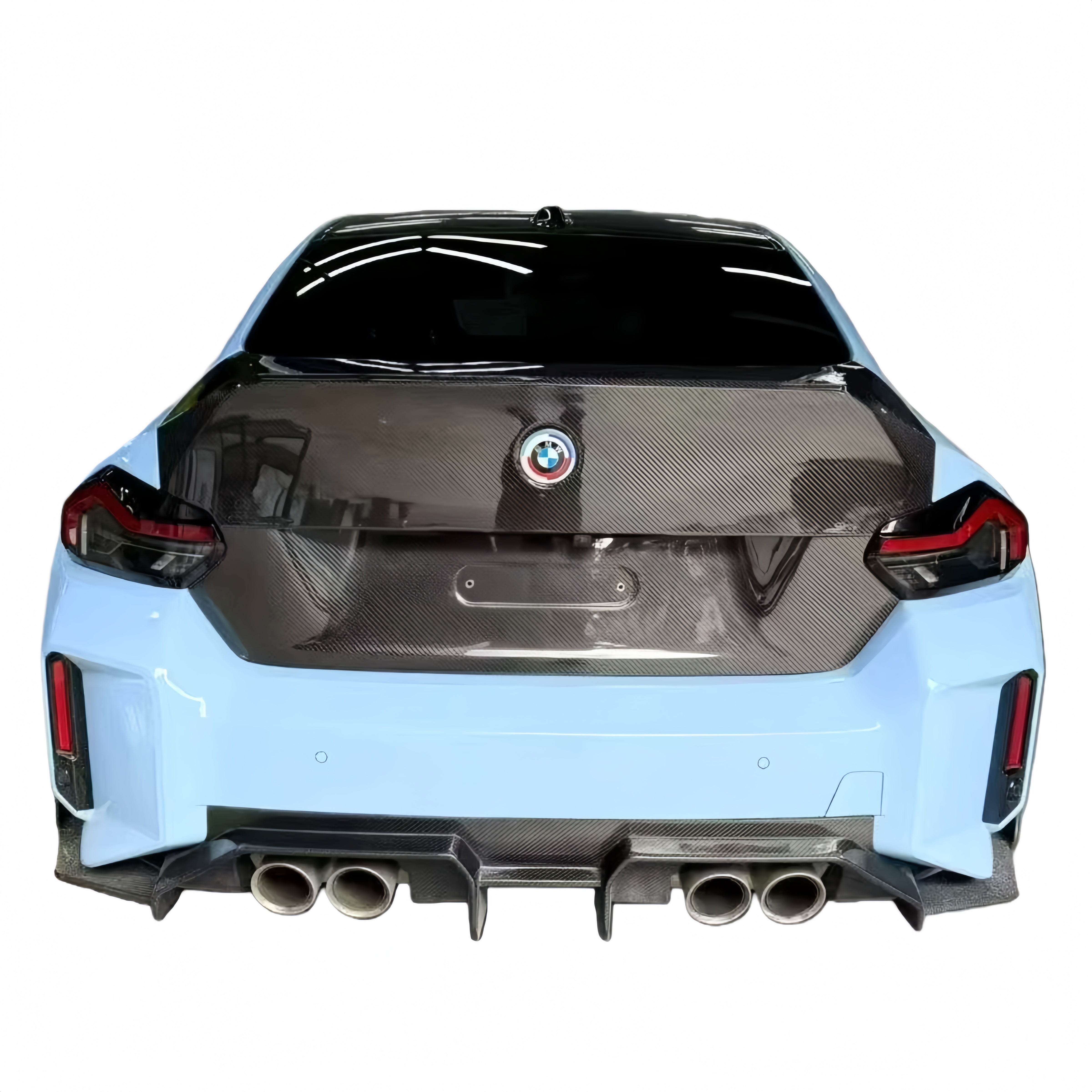 Prepreg Carbon Fiber CS Style Ducktail Trunk Lid for BMW G87 M2 2023+