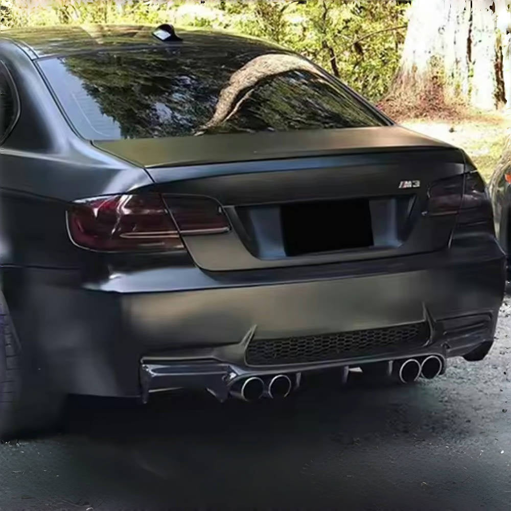 BMW 3 series E90 M3 2005-2013 SD Style Real Carbon Fiber  Rear Bumper Lip