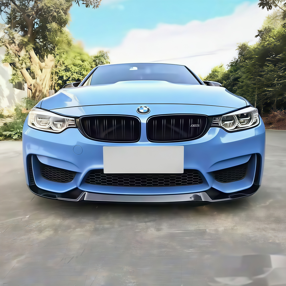 BMW F80 M3 F82 F83 M4 CS Style Real Carbon Fiber  Front Bumper Lip