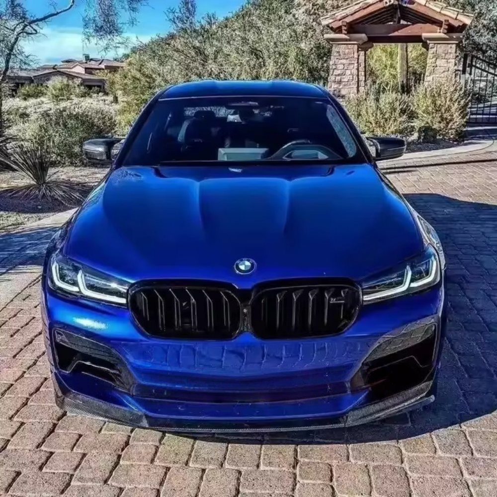 BMW F90 LCI M5 2021+ MP Style Real Carbon Fiber Front Bumper Lip