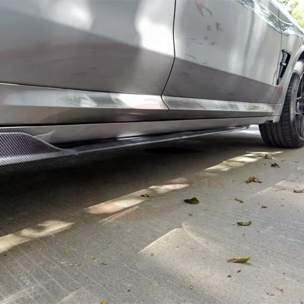 BMW F97 X3M F98 X4M 2019-2021 AE Style Real Carbon Fiber Side Skirts