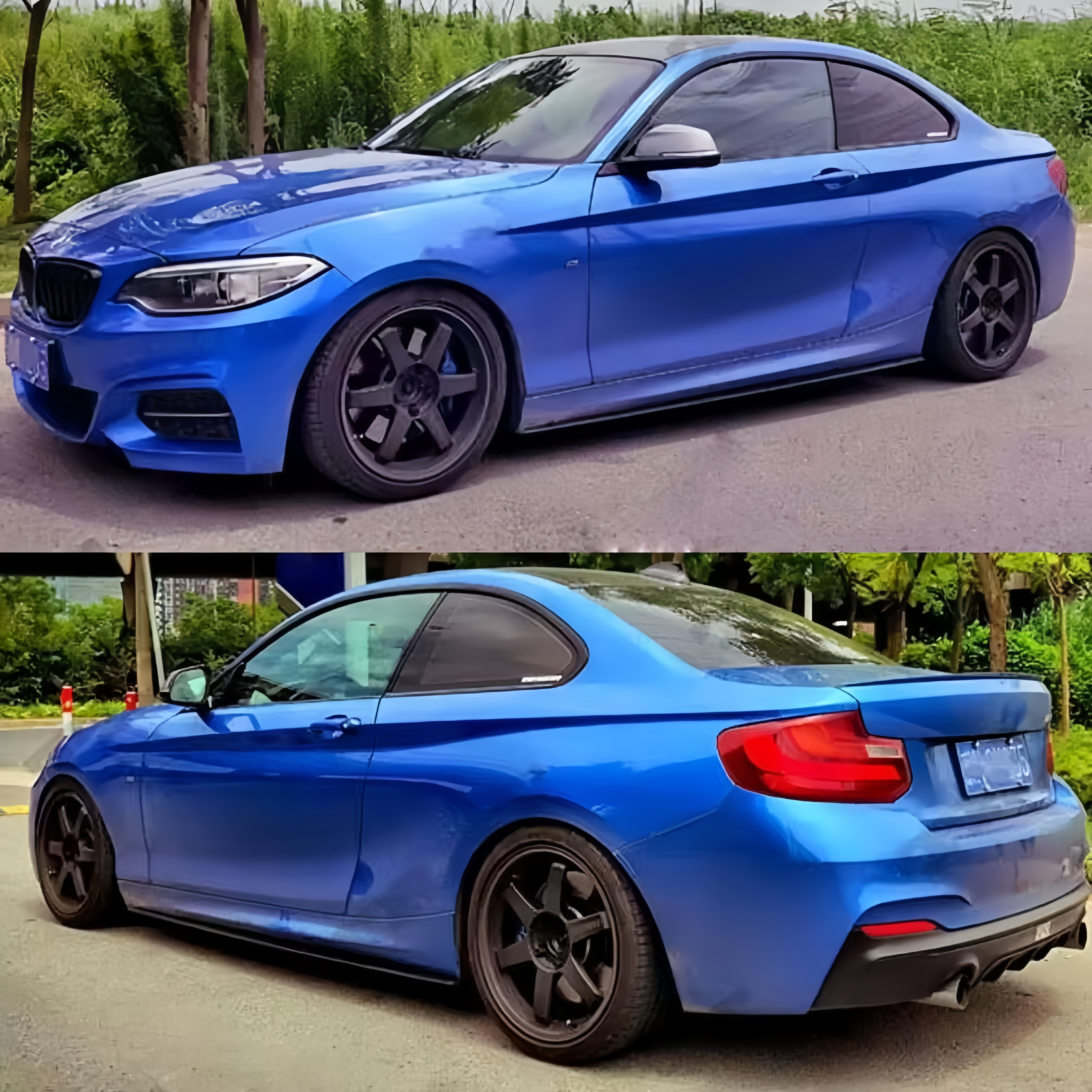BMW 2 Series F22 F23 220i 228i 230i M sport  Real Carbon Fiber Side Skirts