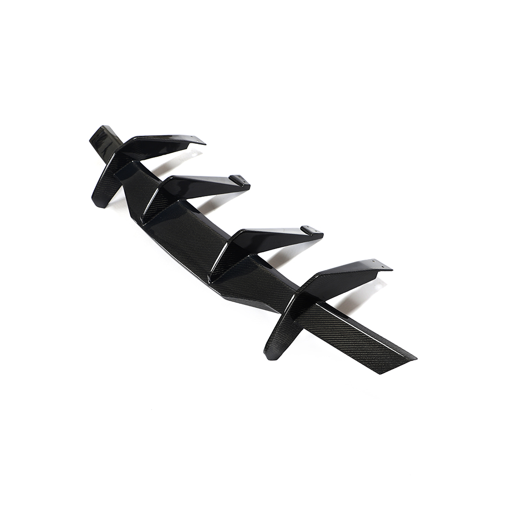 Chevrolet Corvette Stingray C8 2020 2021 Dry Carbon Fiber Rear Bumper Diffuser