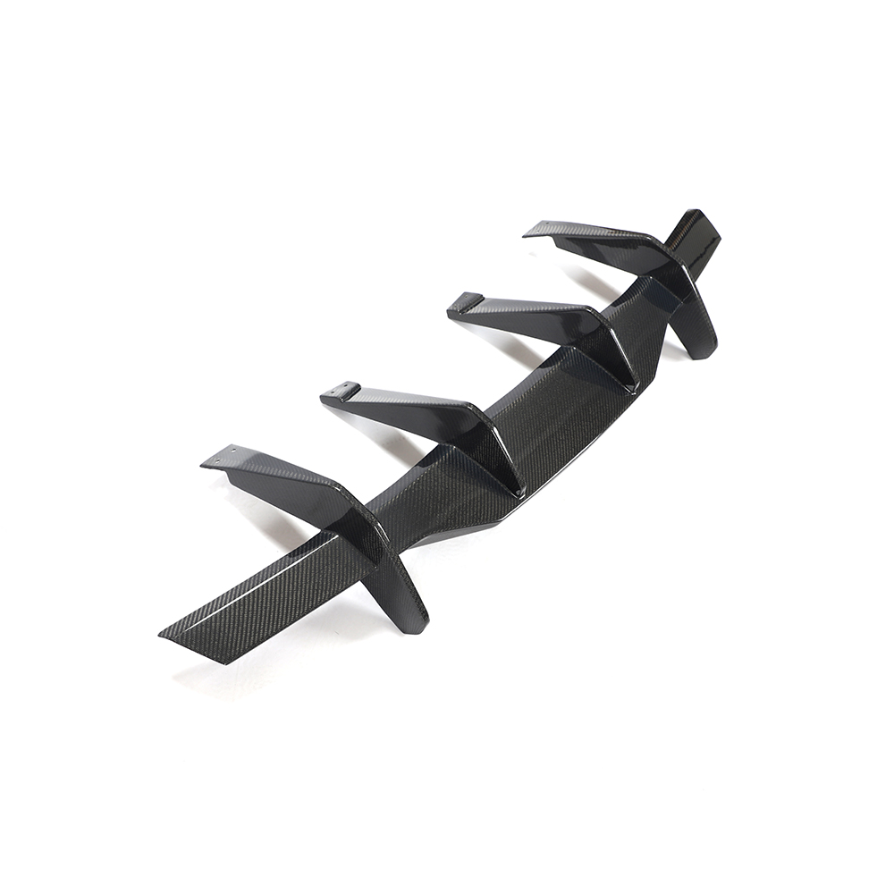 Chevrolet Corvette Stingray C8 2020 2021 Dry Carbon Fiber Rear Bumper Diffuser