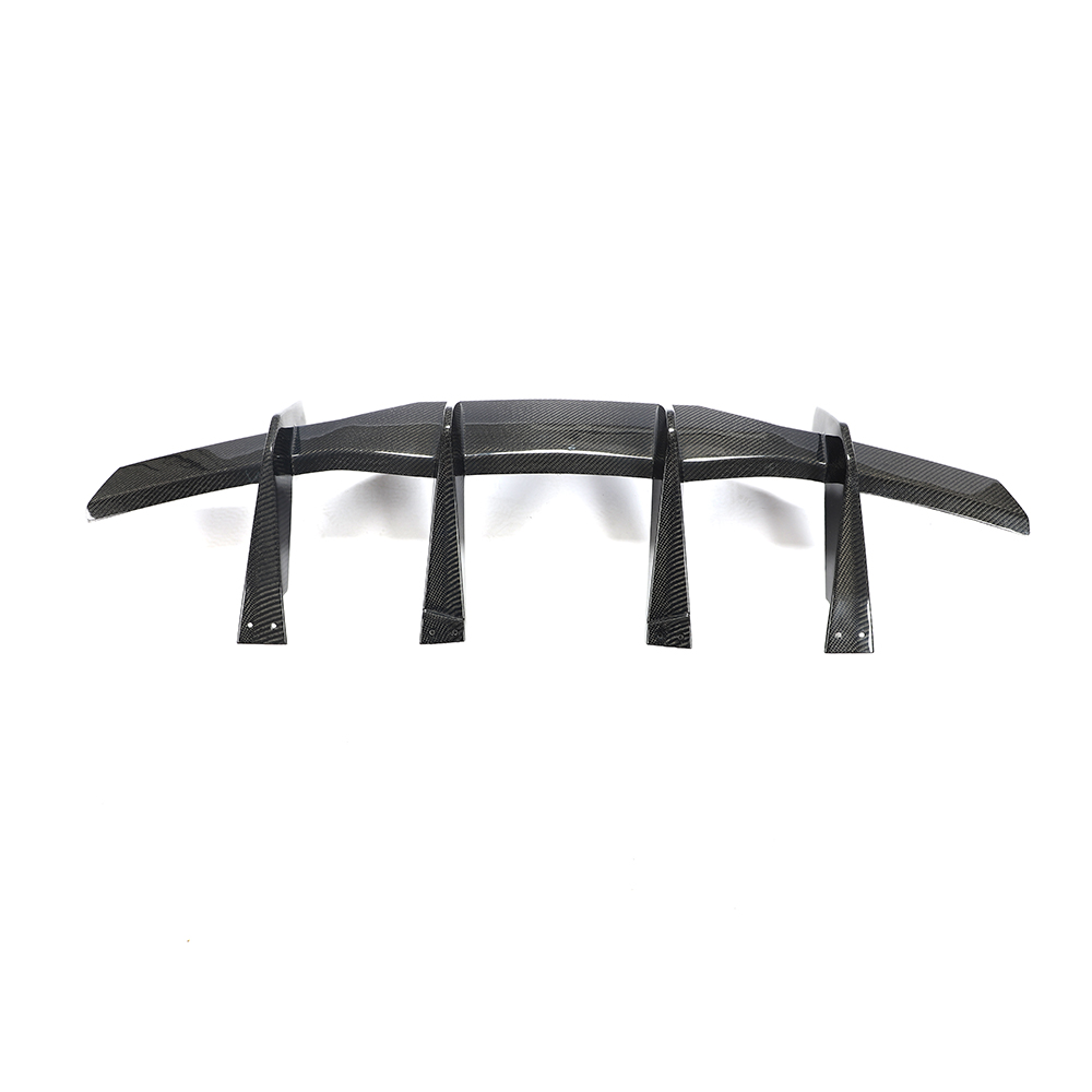 Chevrolet Corvette Stingray C8 2020 2021 Dry Carbon Fiber Rear Bumper Diffuser