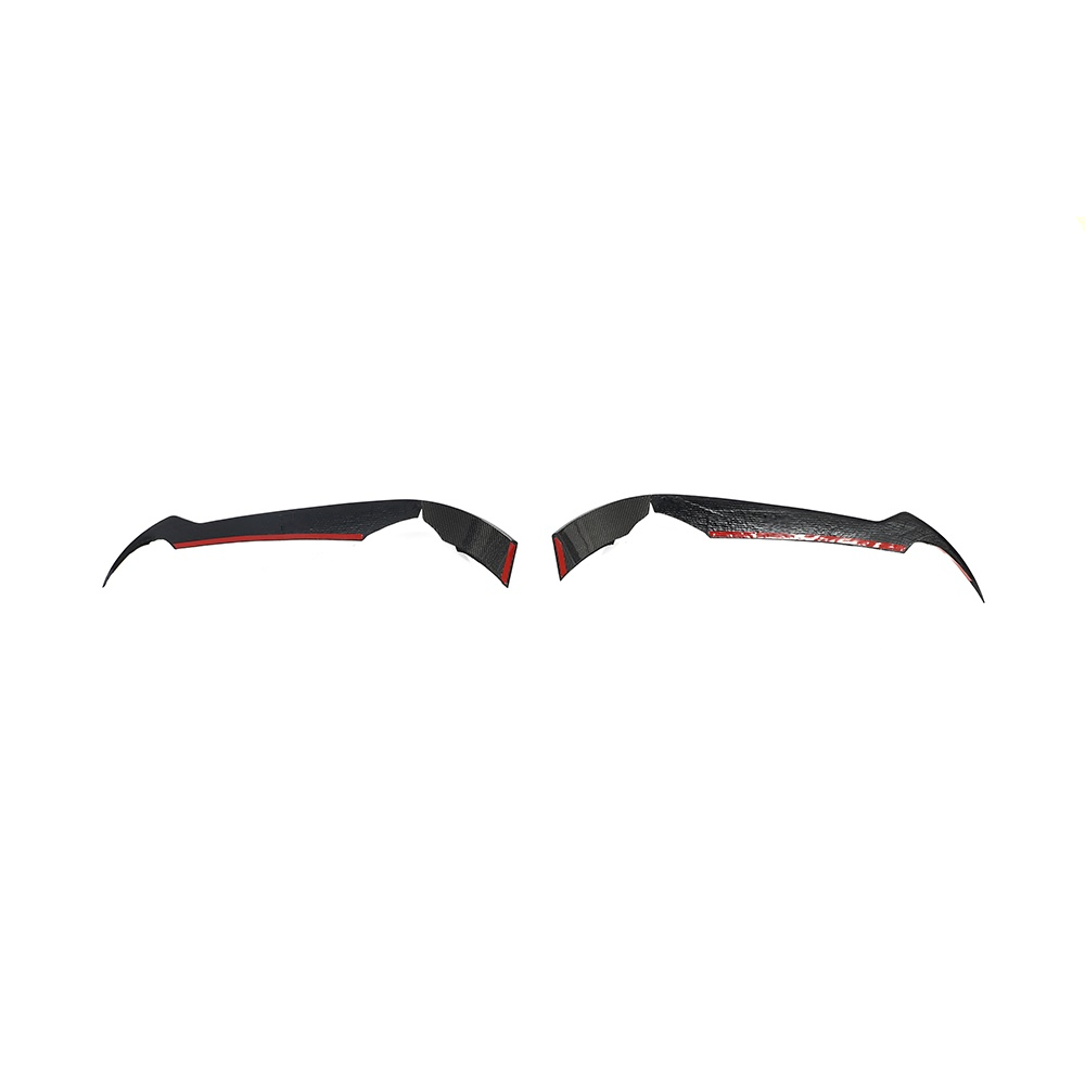 Chevrolet Corvette Stingray C8 2020 2021 Dry Carbon Fiber Bumper Canards