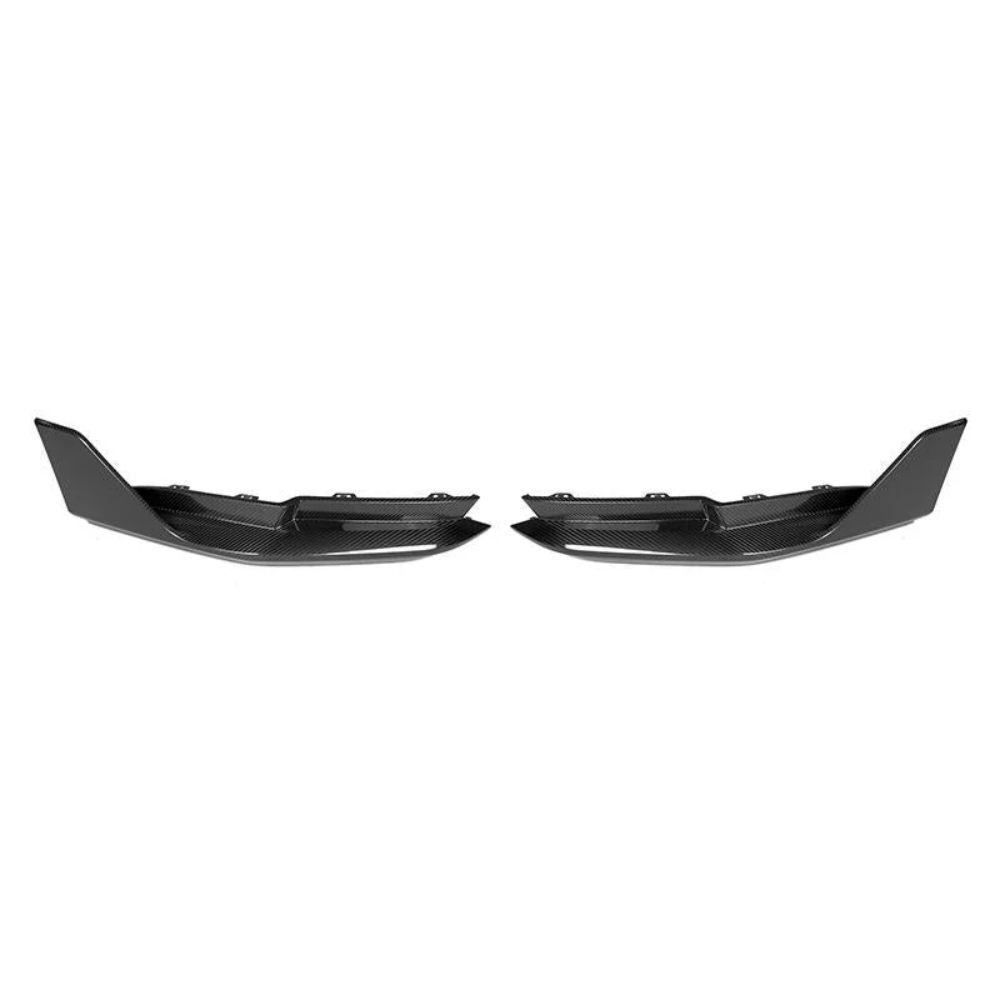 BMW G80 M3 2021+ MP Style Prepreg Dry Carbon Fiber Rear Bumper Canard Splitters