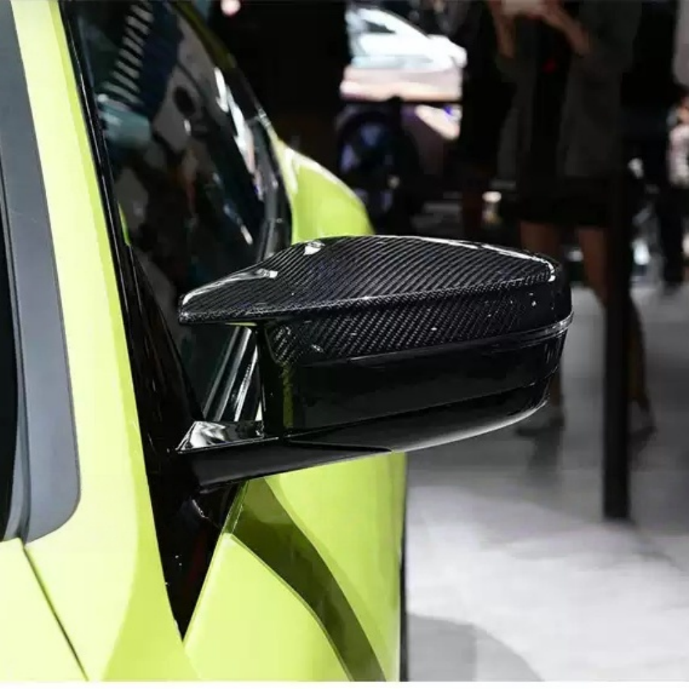 BMW G80 M3 G82 M4 G87 M2 Prepreg Dry Carbon Fiber Mirror Cap Replacements