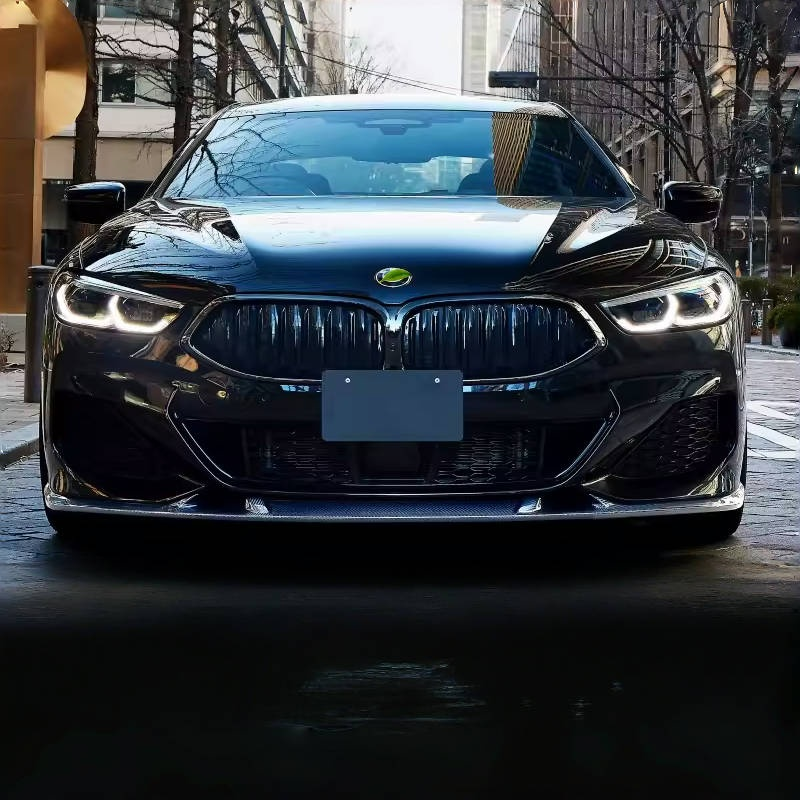 BMW 8 Series G14 G15 G16 M-Sport 3D Style Real Carbon Fiber Front Bumper Lip