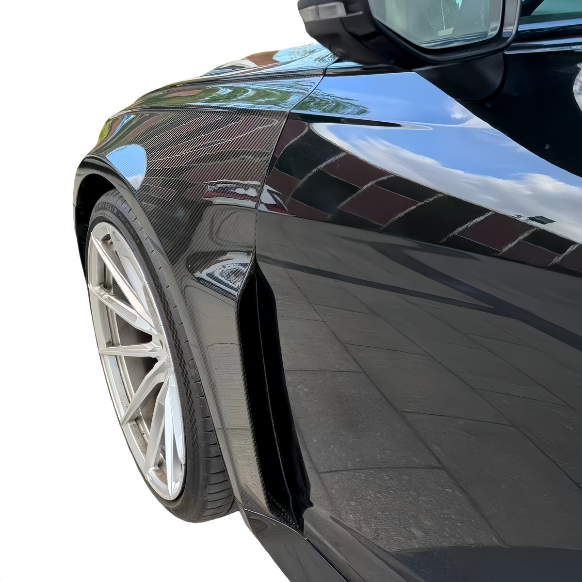 Prepreg Dry Carbon Fiber GT Style Front Fenders For Audi RS6 Avant C8 2020-2026