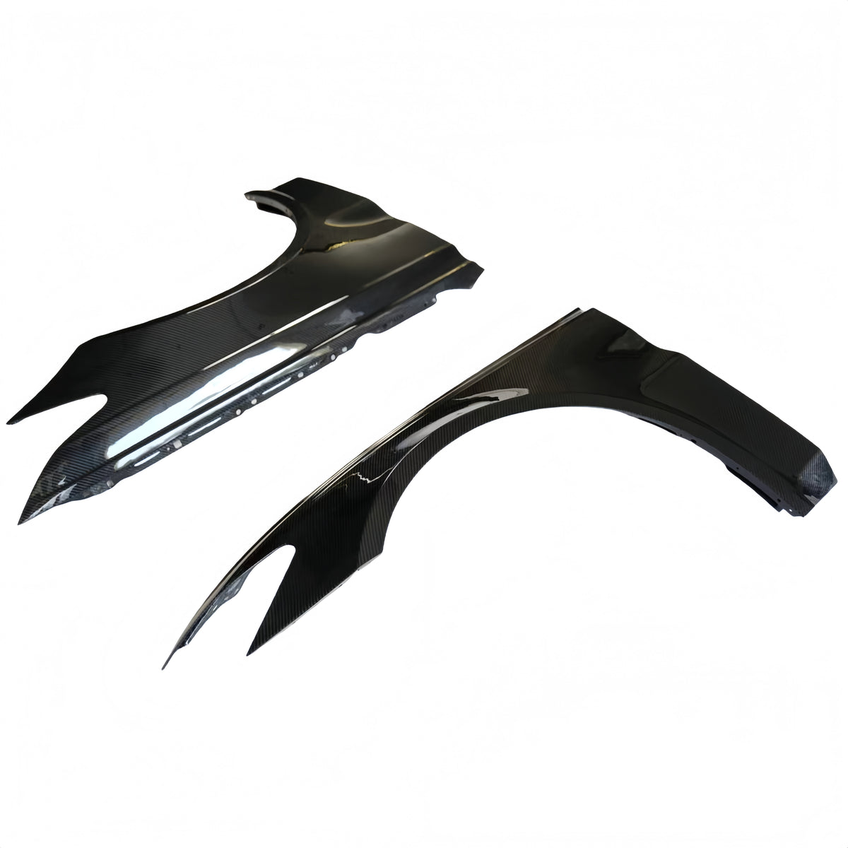 Prepreg Dry Carbon Fiber GT Style Front Fenders For Audi RS6 Avant C8 2020-2026