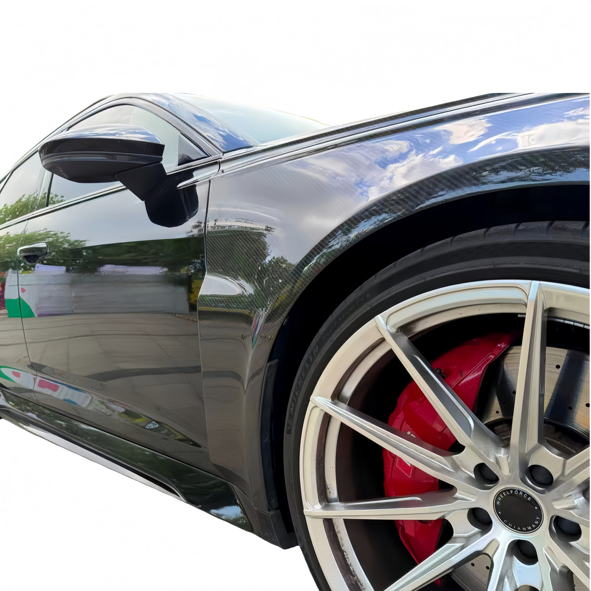 Prepreg Dry Carbon Fiber GT Style Front Fenders For Audi RS6 Avant C8 2020-2026