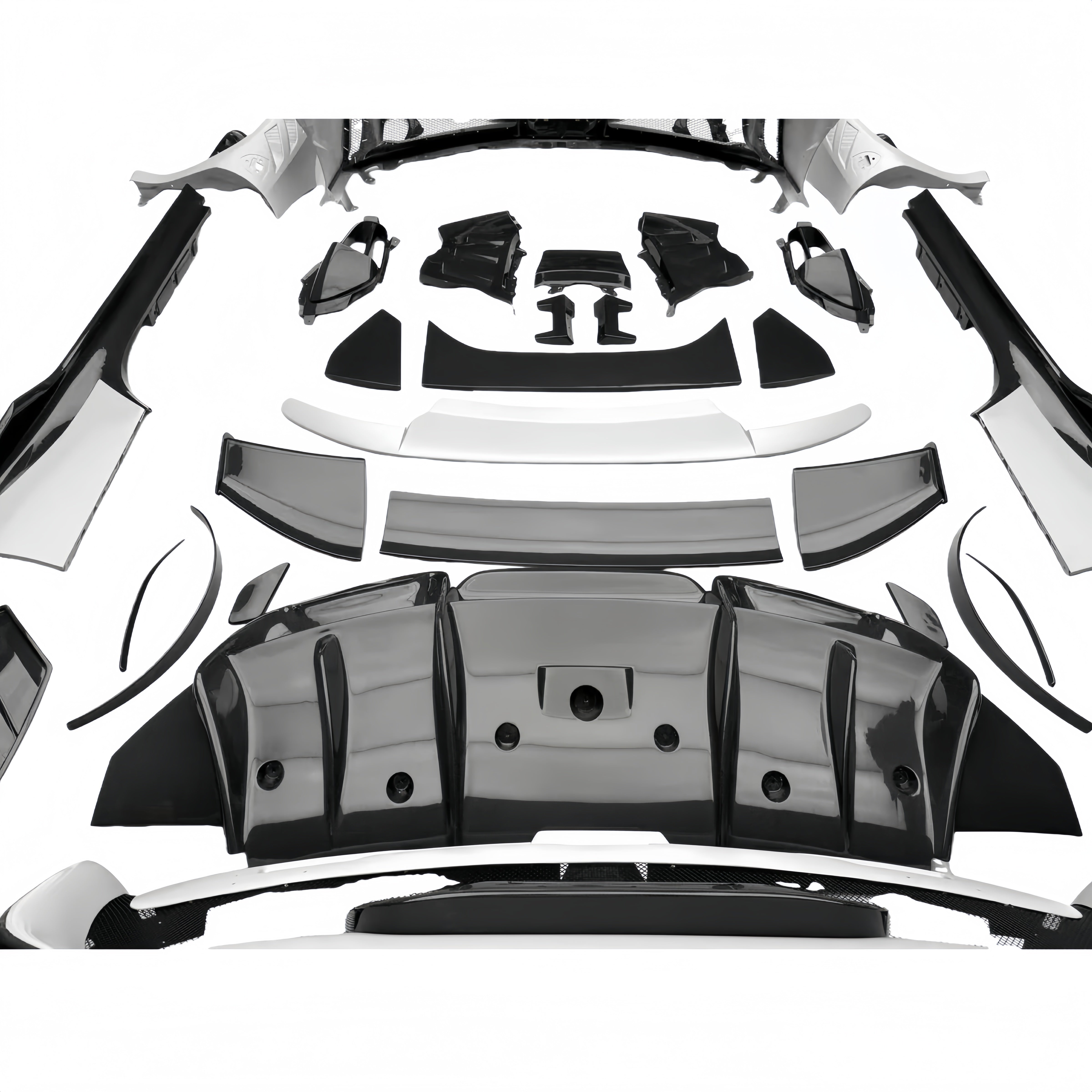 Prepreg Carbon Fiber FXXK Style Conversion Body Kit For Ferrari SF90 Stradale & Spider 2020+
