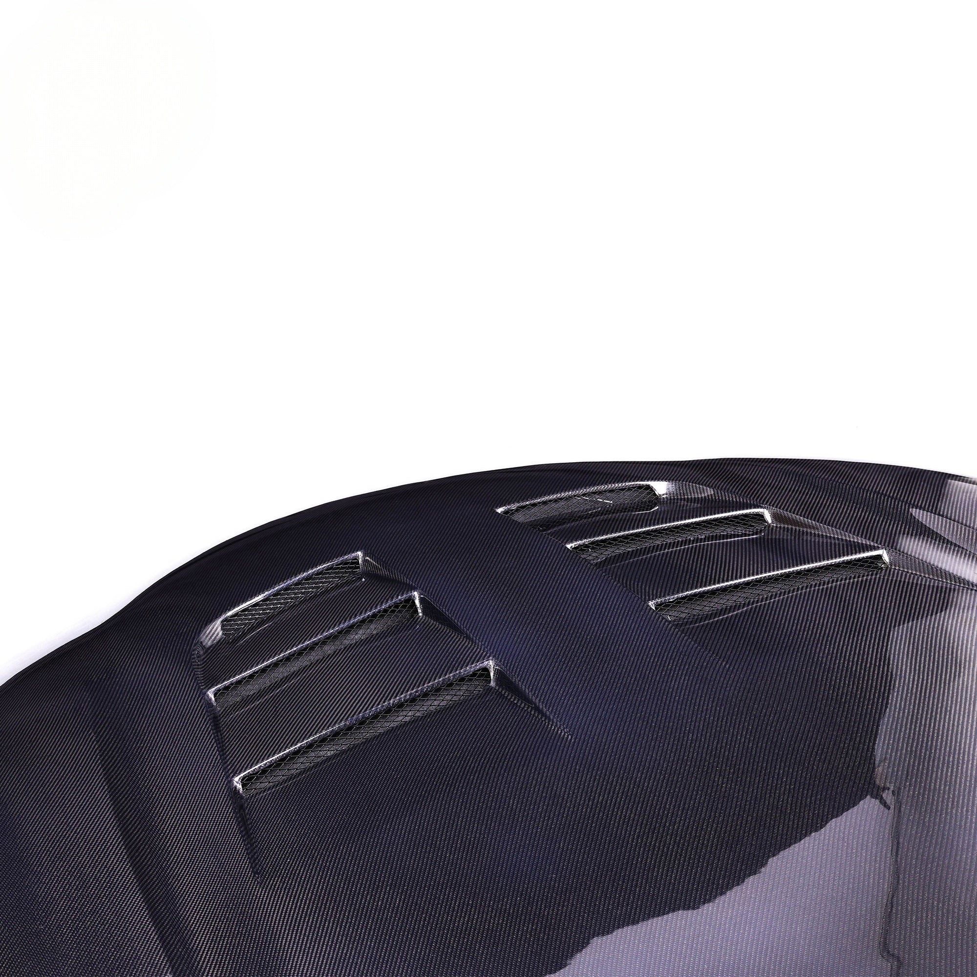 STI Type Black Carbon Fiber Vented Car Bonnet Hood Engine Cooling Design for Toyota Supra GR MK5 A90 A91 2019+