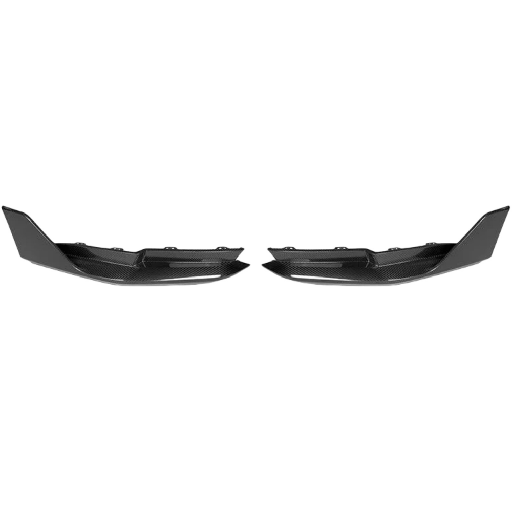 BMW G80 M3 2021+ MP Style Prepreg Dry Carbon Fiber Rear Bumper Canard Splitters