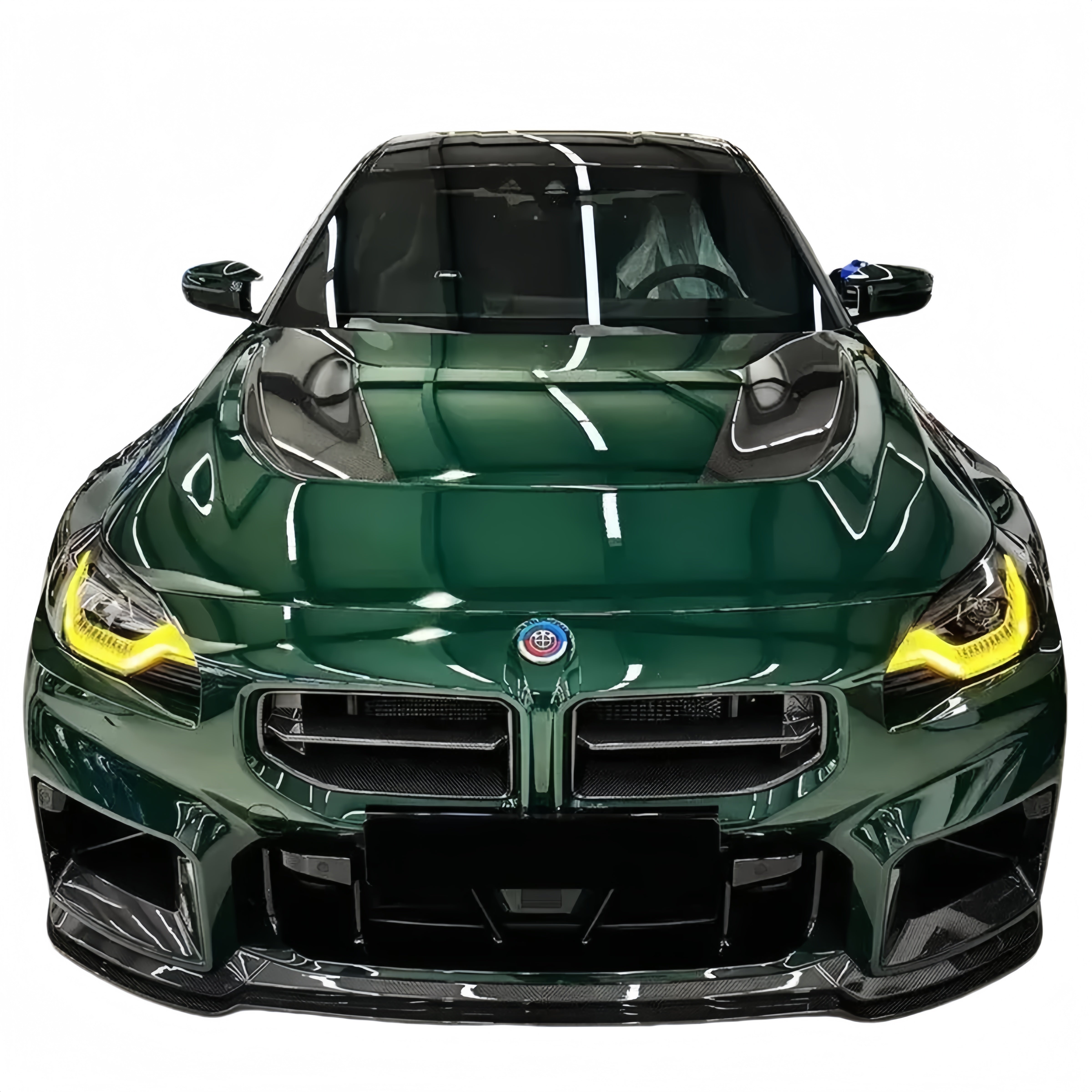 Prepreg Dry Carbon Fiber A Style Front Hood For BMW G87 M2 2023+