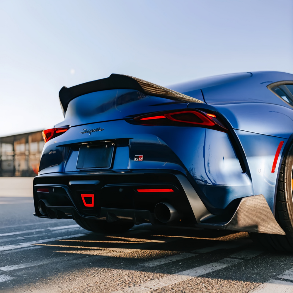 Toyota A90 Supra 2019+ AG Style Real Carbon Fiber  Rear Canard Splitters