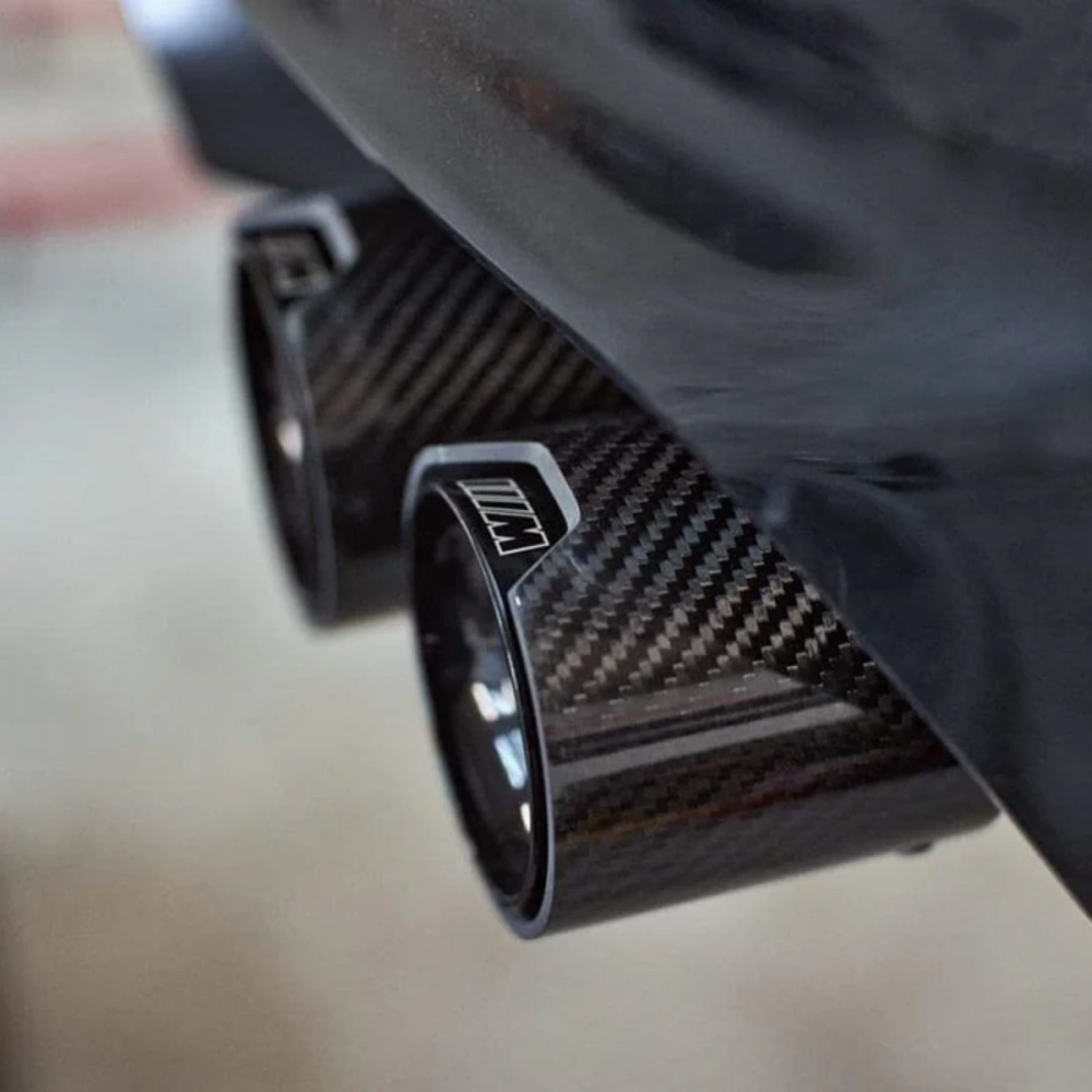 BMW M5 F90 Replacements M Style Dry Carbon Fiber Exhaust Tips