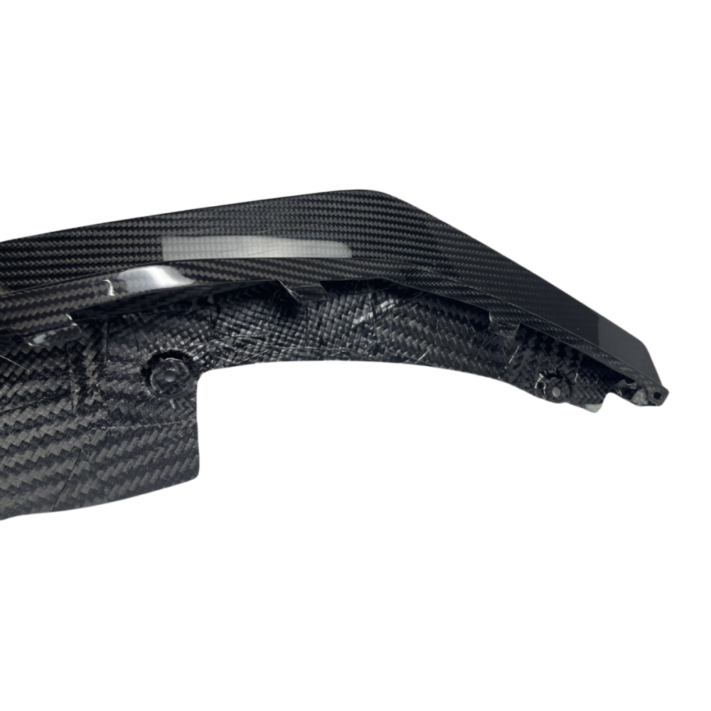 Audi R8 V10 Coupe 2023 P style Dry Carbon Fiber Front Lip Splitter