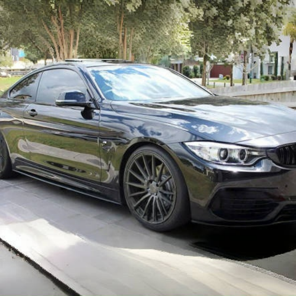 BMW 4 Series F32 F33 MP Style Real Carbon Fiber  Side Skirt