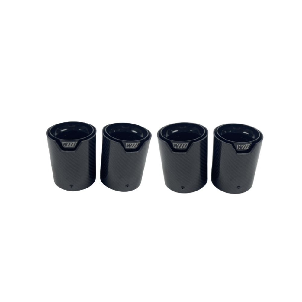 BMW M5 F90 Replacements M Style Dry Carbon Fiber Exhaust Tips