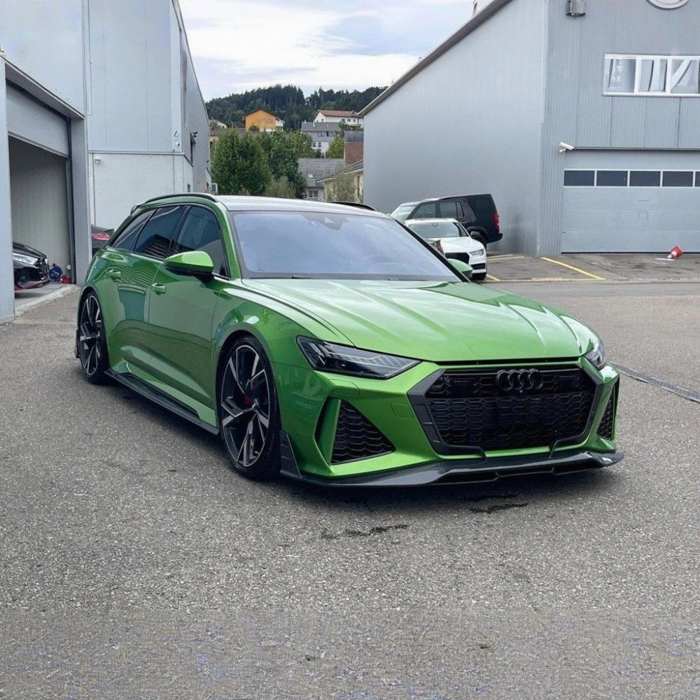 Audi RS6 RS7 C8 Avant Full Carbon Fiber Front Bumper Lip