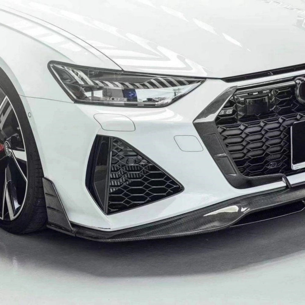 Audi RS6 RS7 C8 Avant Full Carbon Fiber Front Bumper Lip