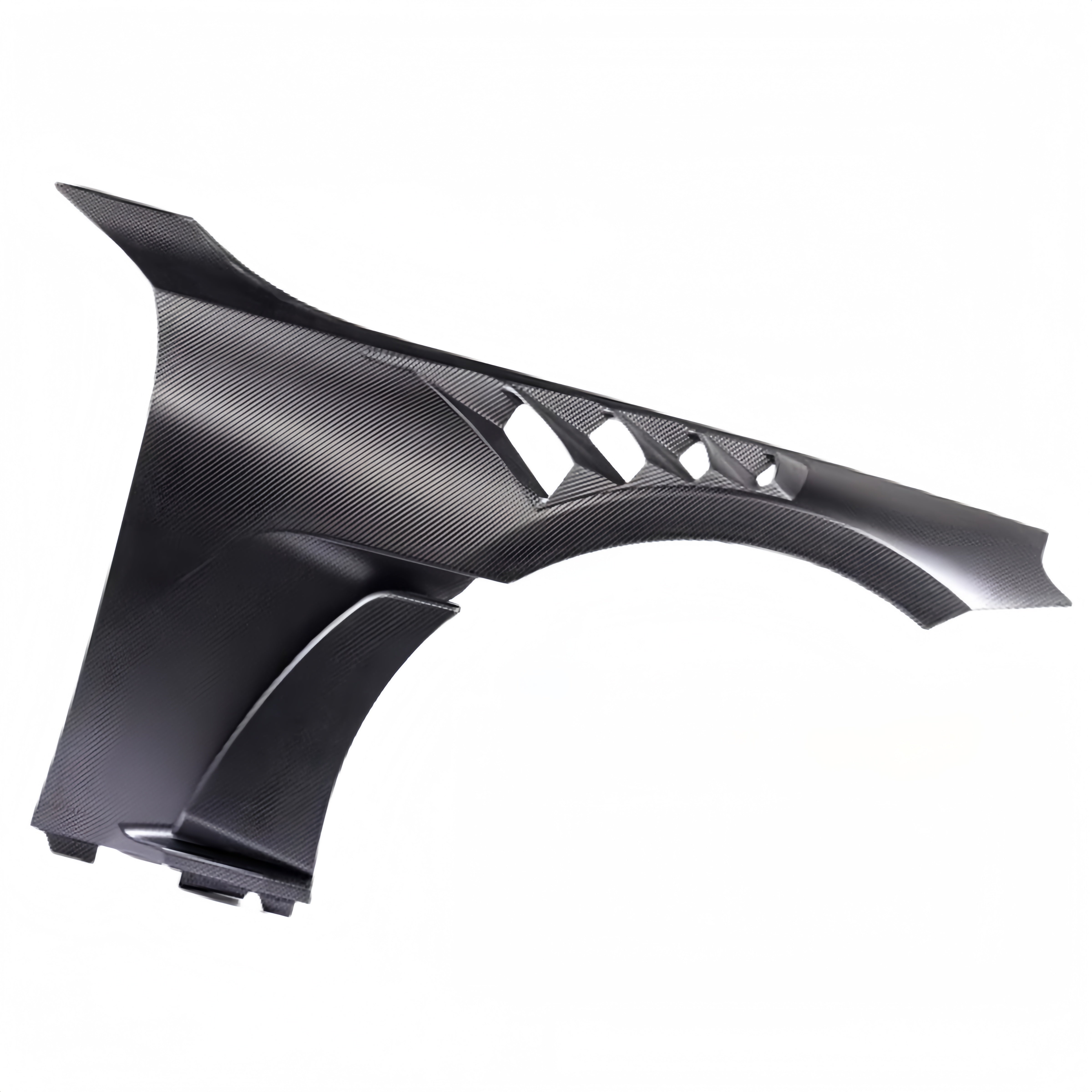 Prepreg Dry Carbon Fiber A Style V4 with Blades Vented Front Fender Set For BMW G87 M2 2023+