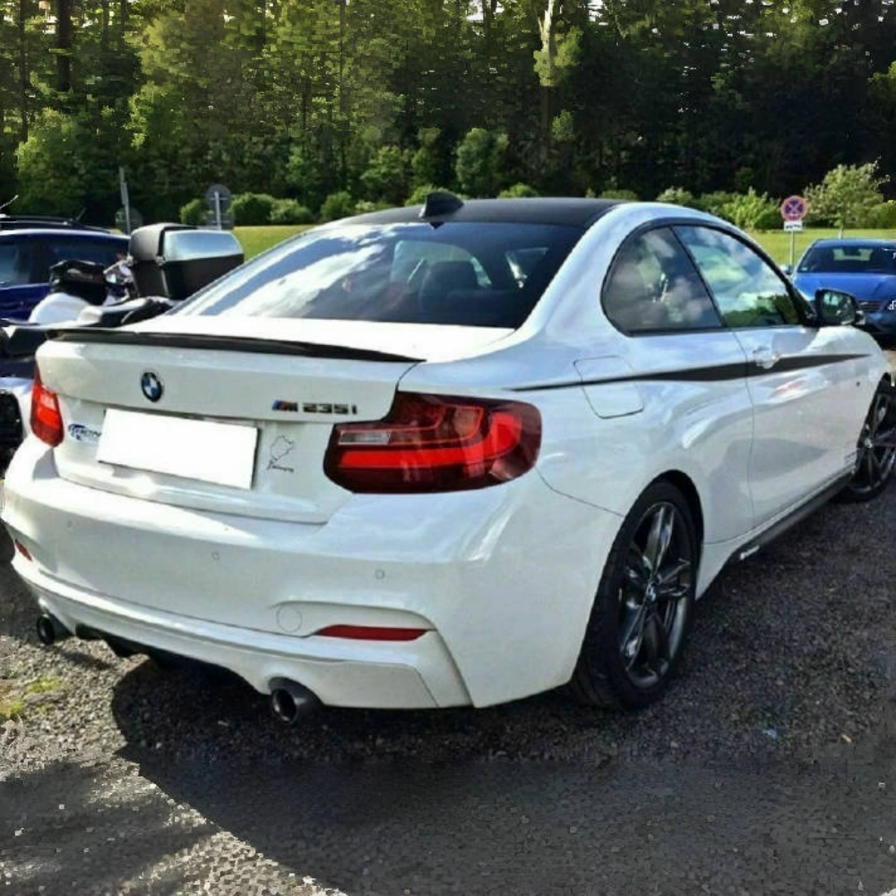 BMW F87 M2 F22 M Sport 2014-2018 MP Style Real Carbon Fiber Rear Spoiler