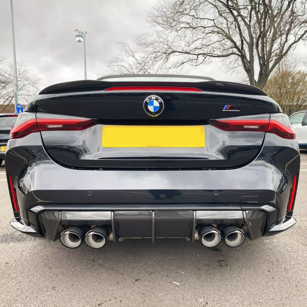 BMW M3 G80 M4 G82 G83 M2 G87 MP Style Real Carbon Fiber Exhaust Tips