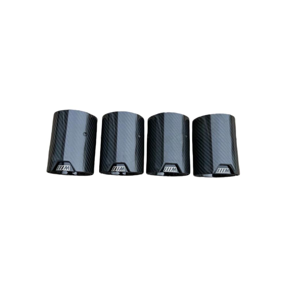 BMW M5 F90 Replacements M Style Dry Carbon Fiber Exhaust Tips