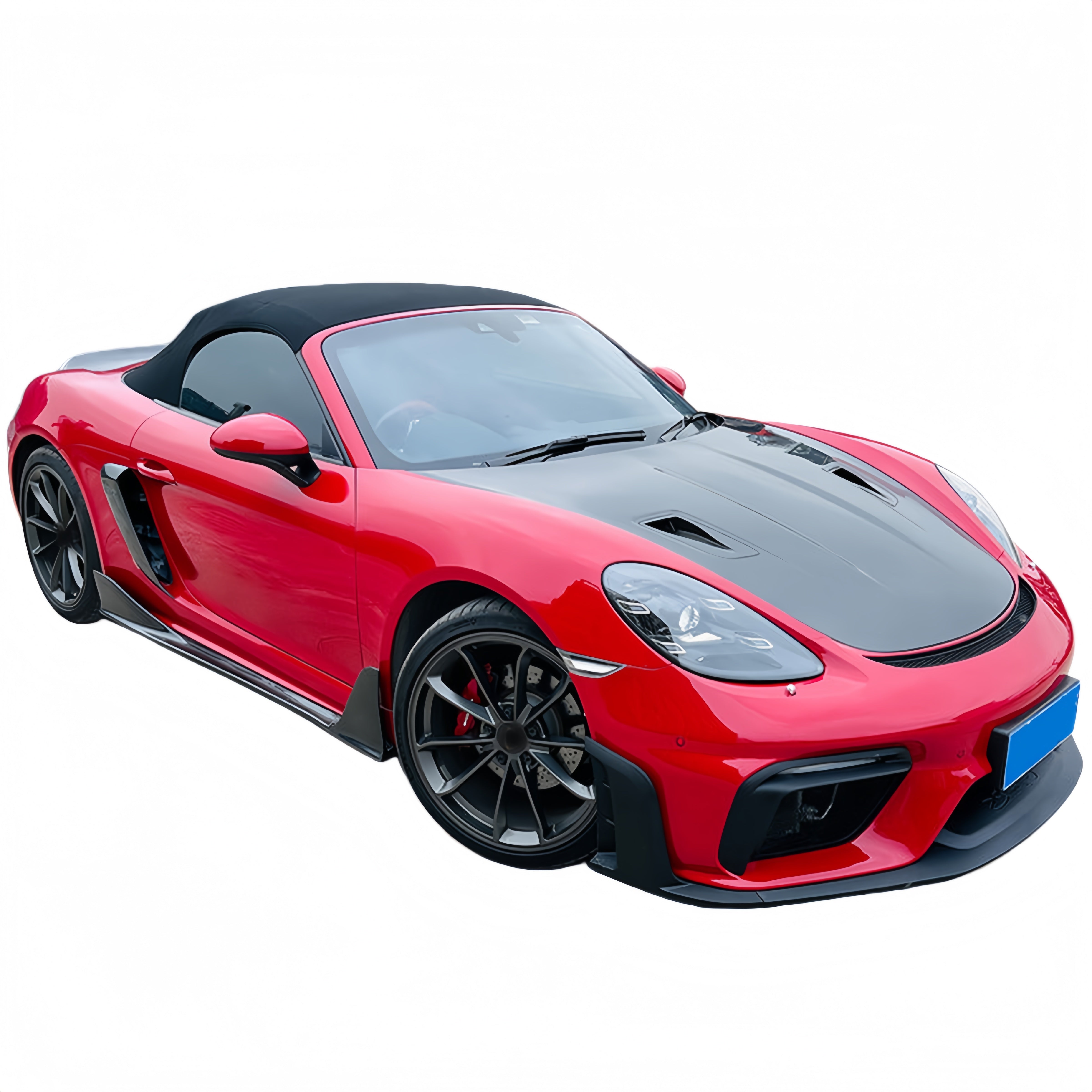 Porsche 718 982 Boxster Upgrades Spyder Conversion Kit for 2017-2025 PP Polypropylene