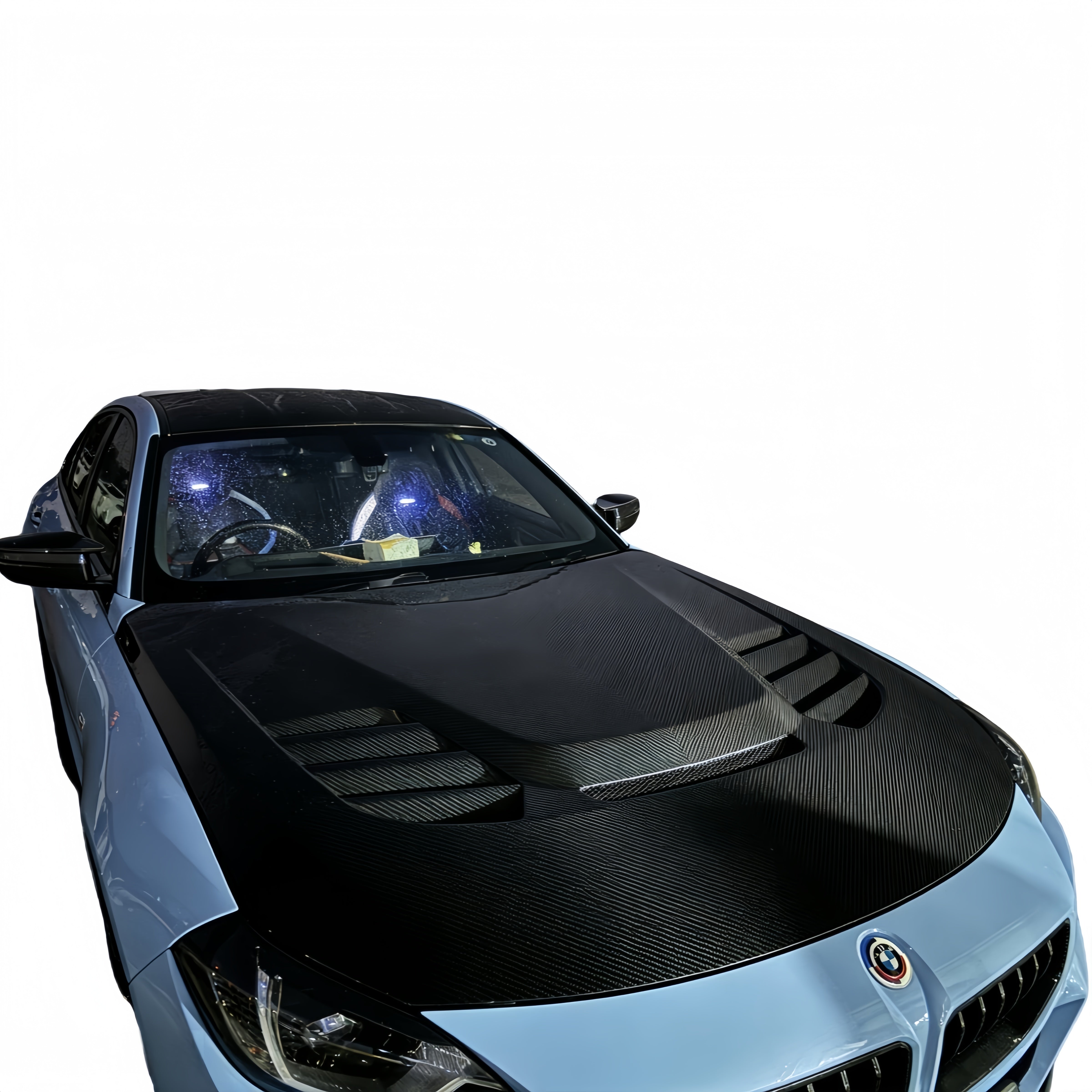 Prepreg Dry Carbon Fiber V Style Front Hood For BMW G87 M2 2023+